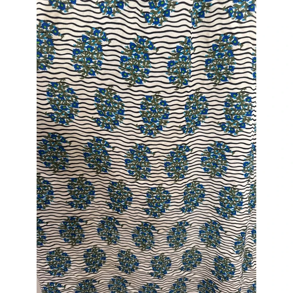Tory Burch Shelbee Floral Printed 100% Silk Maxi Dress Size 6 Boho Beachy Vacay